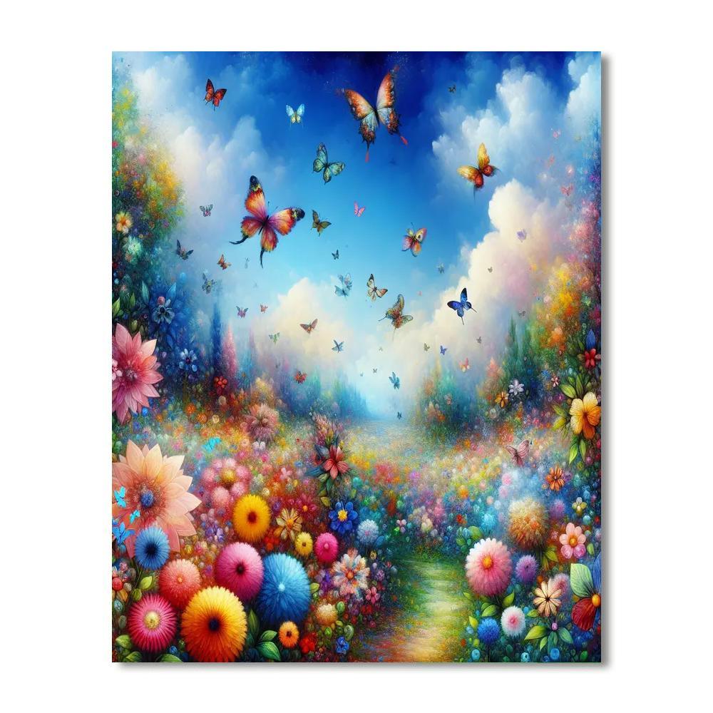 Fantasy Garden Enchantment Paint By Color