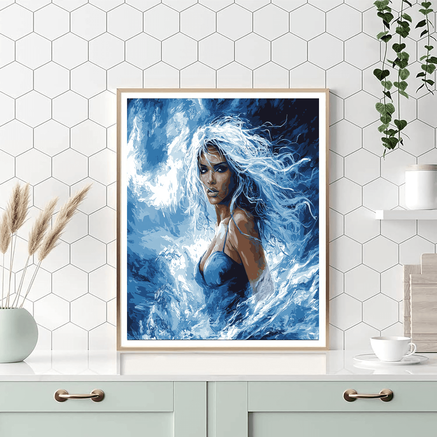 Halle Berry: The Graceful Force Of Storm Paint By Color