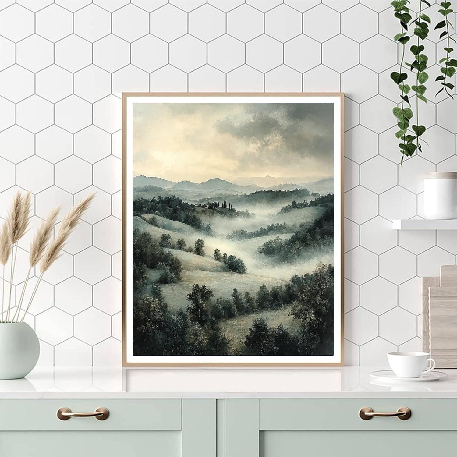 Edgar Degas Inspired Dance Of The Morning Mist  Numbered Painting Kits