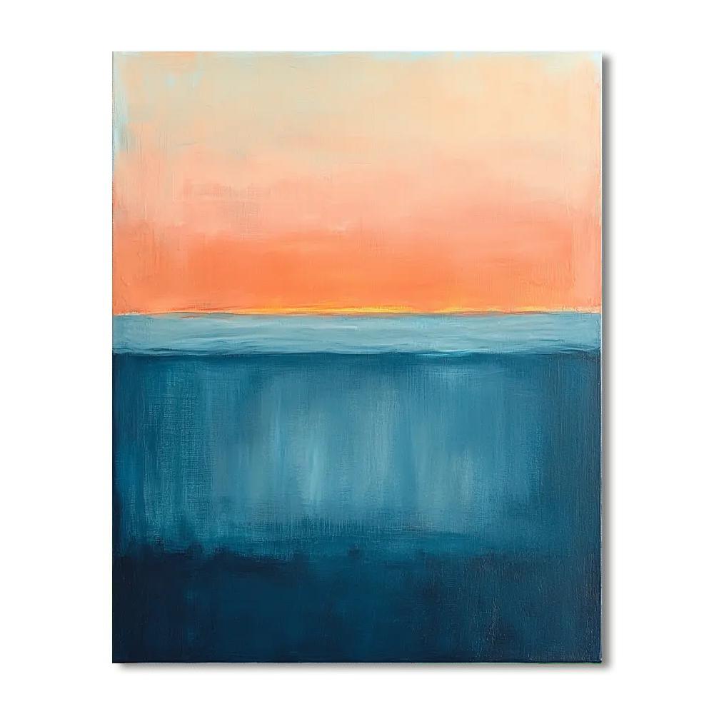 Mark Rothko Inspired Whispers Of The Dawn  Paint By Numbers