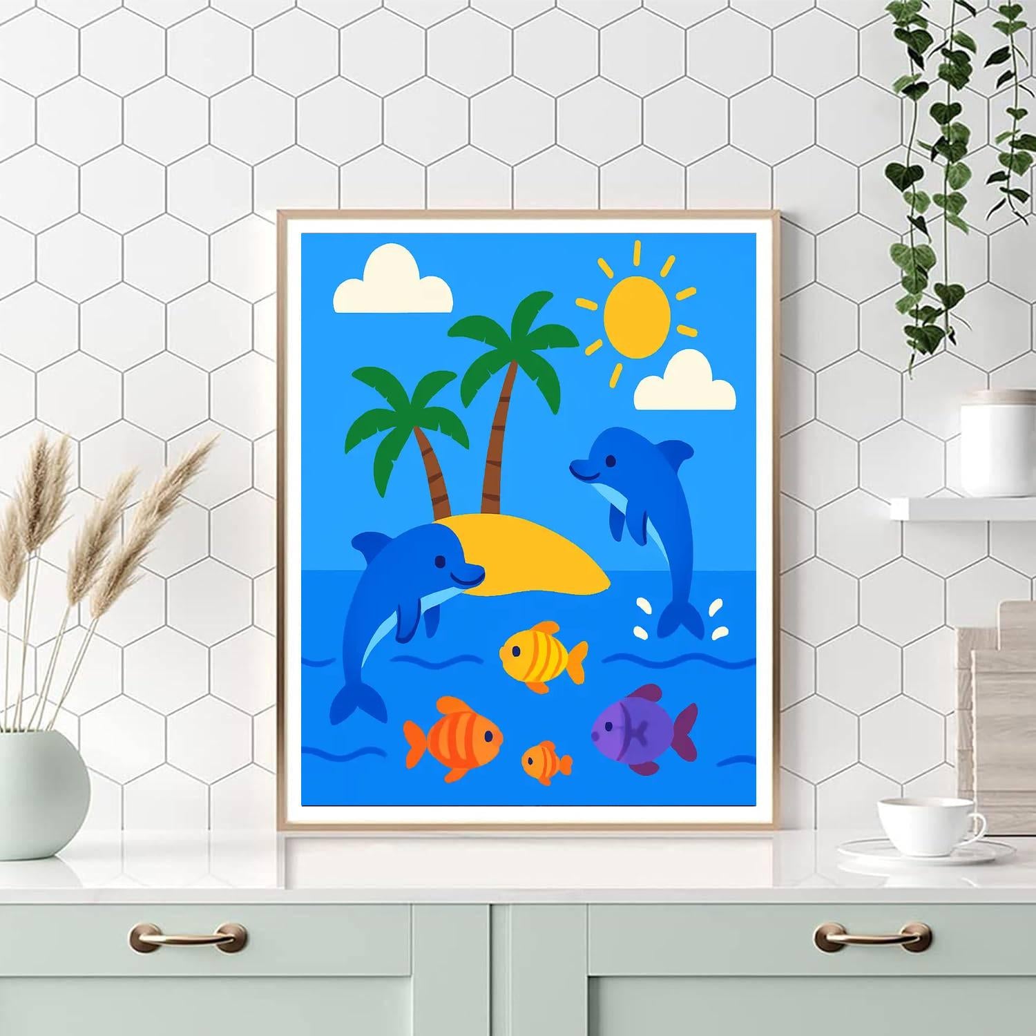 Tropical Island Hoppers Painting By Numbers Kit