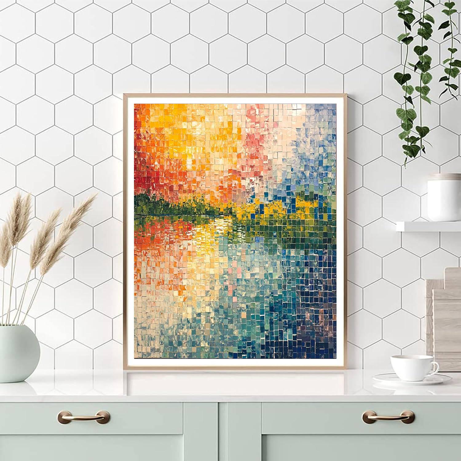 Edgar Degas Inspired Mosaic Of Moments  Paint By Numbers