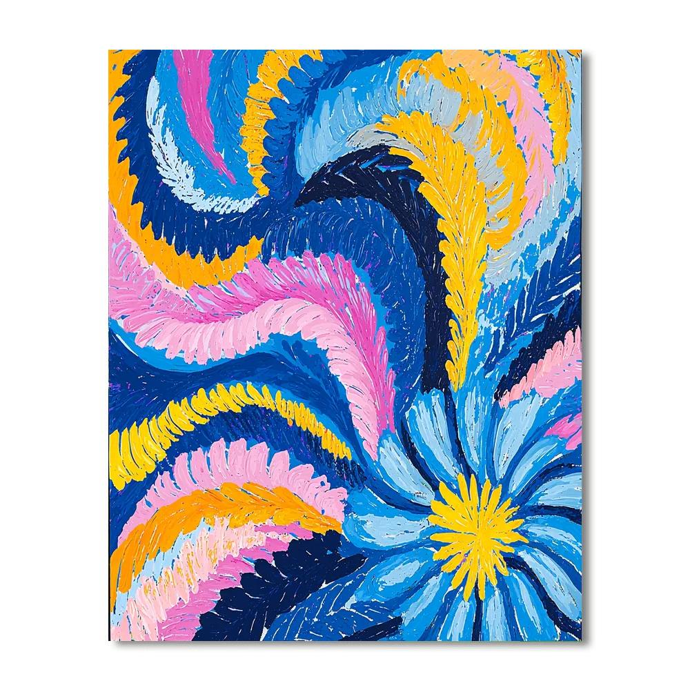 Frida Kahlo Inspired Kaleidoscope Of Feelings  Painting By Numbers Kit