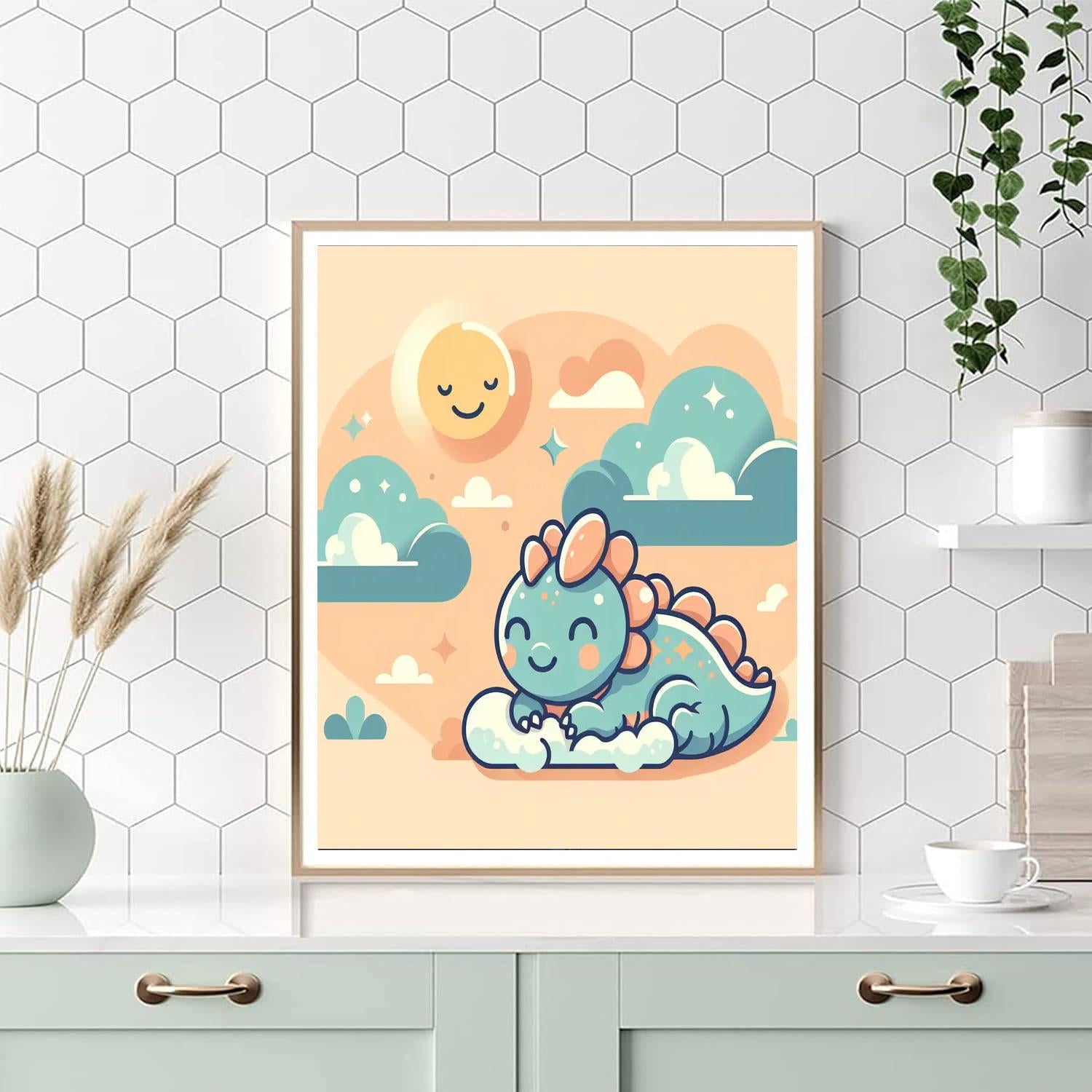 Gentle Dragon Painting By Numbers Kit