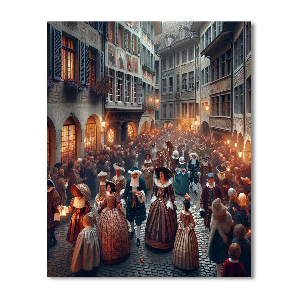 Fête De L'escalade - Geneva Numbered Painting Kits