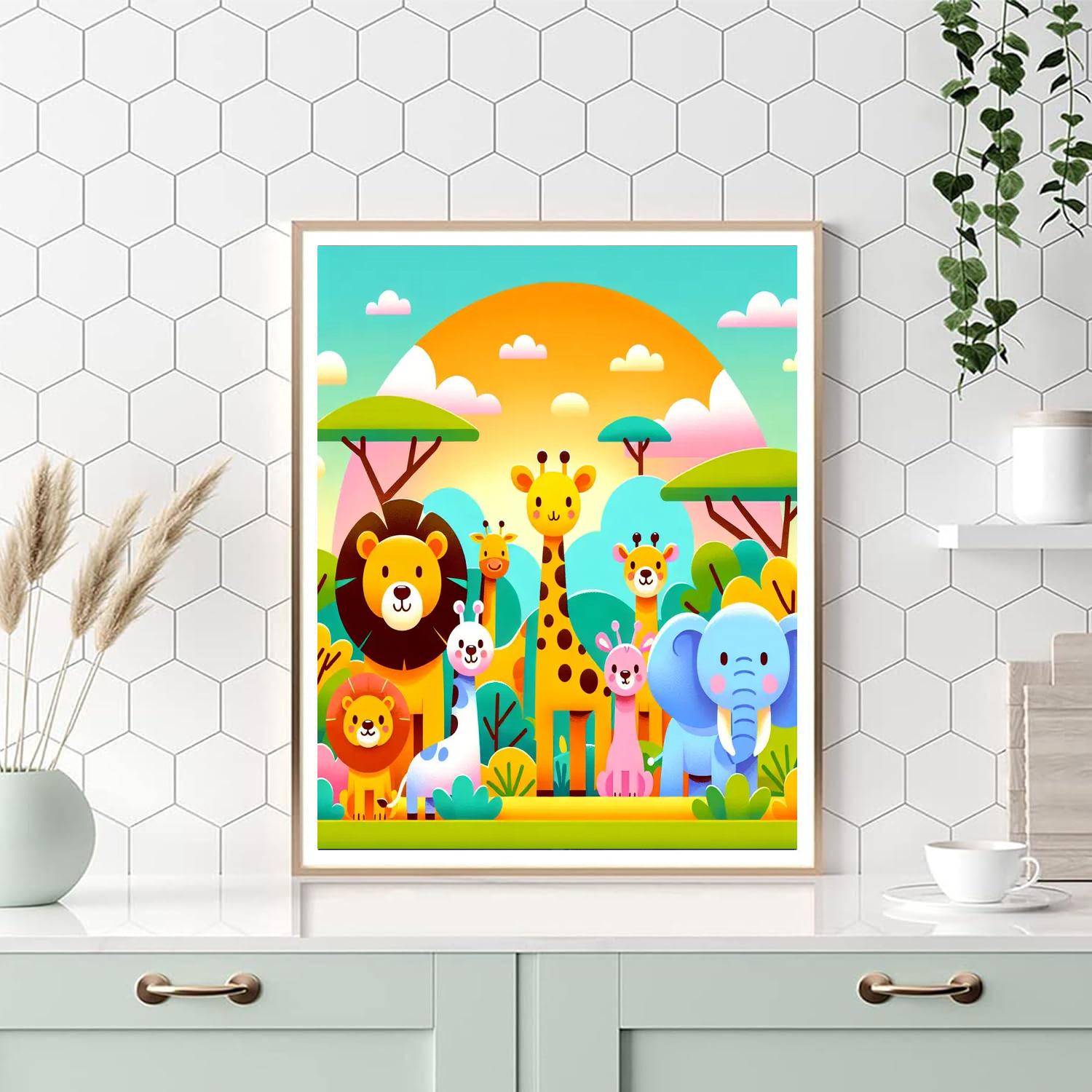 Creative Wildlife Numbered Painting Kits