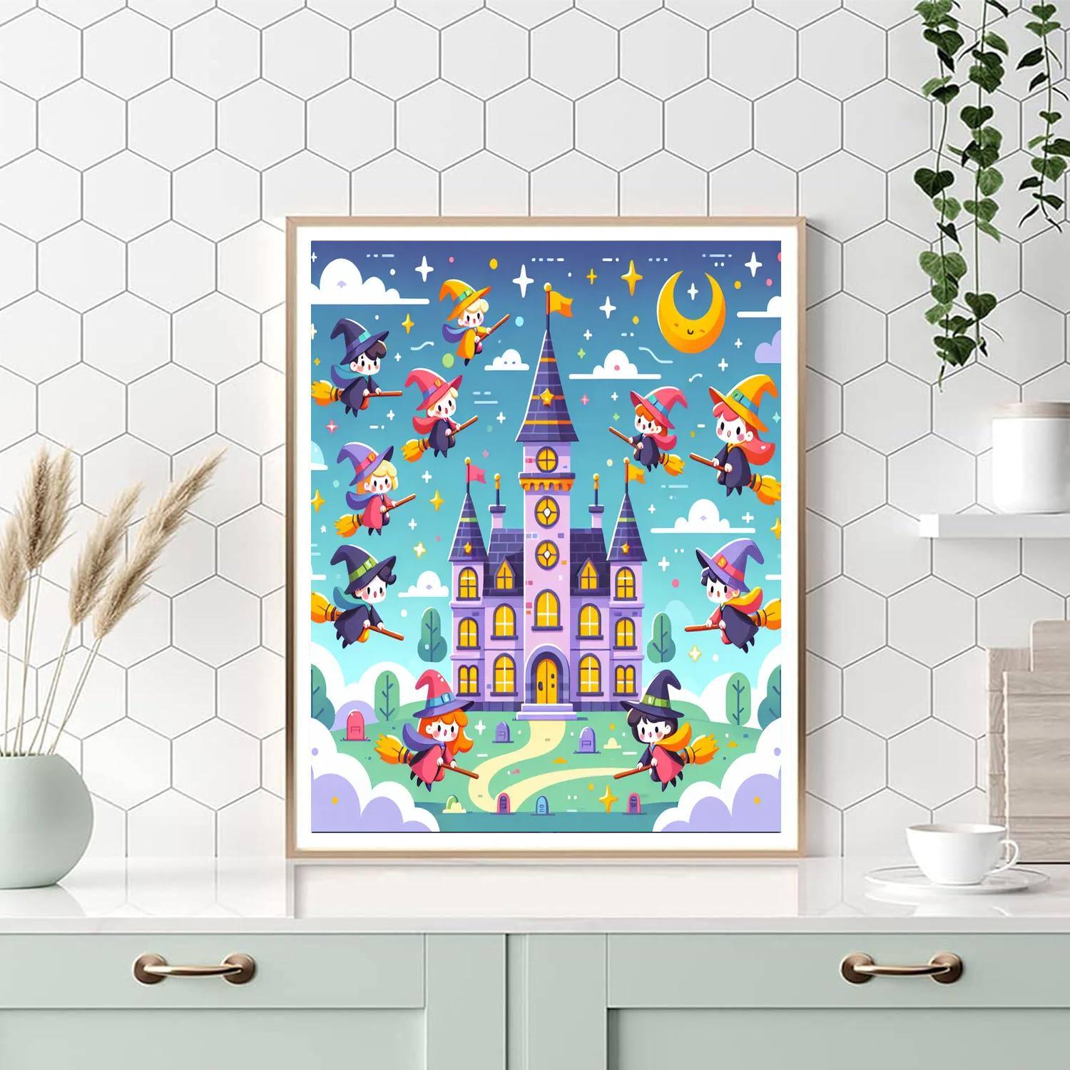 Wizard School Adventure Paint By Color