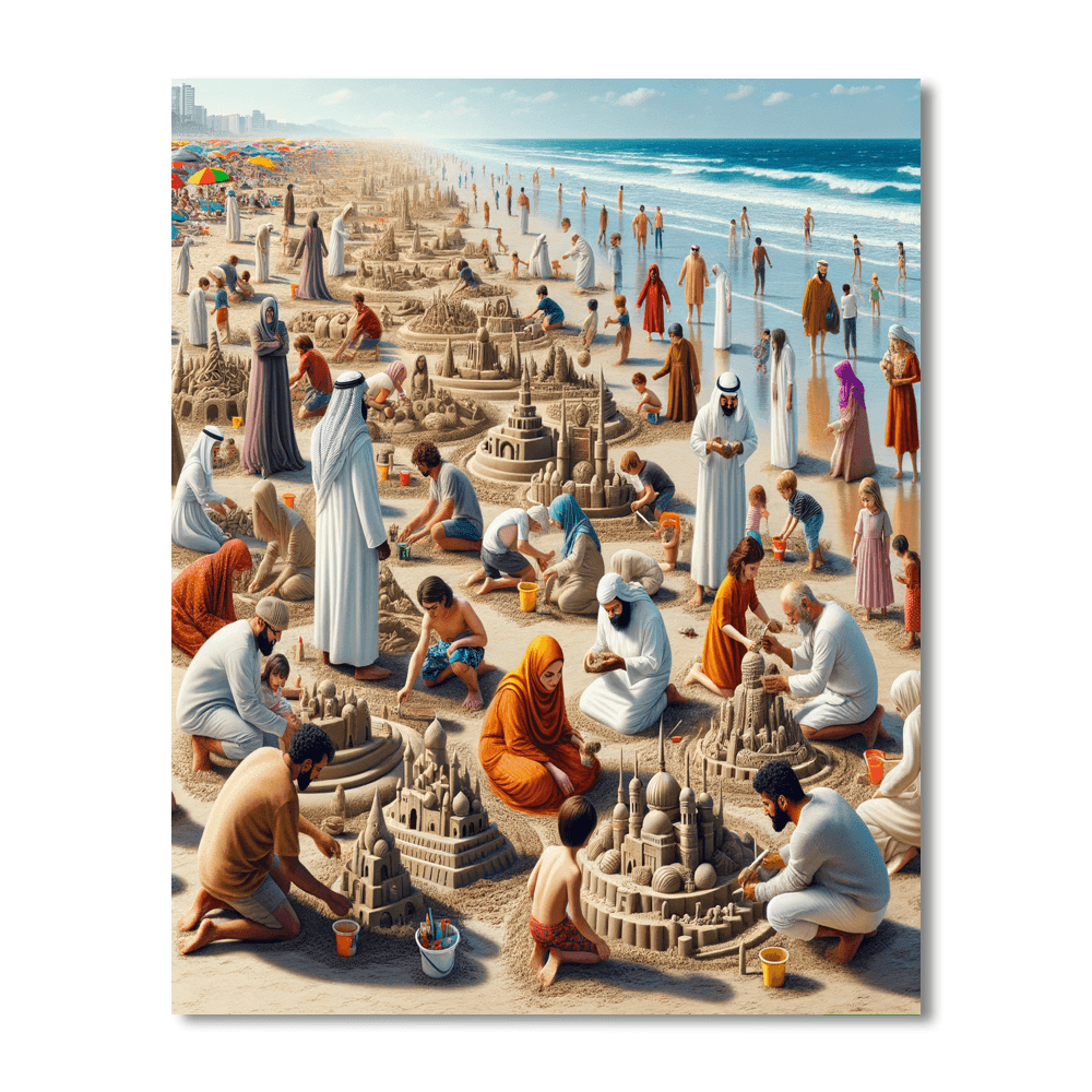 Sandcastle Competition - Australia DIY Paint By Numbers