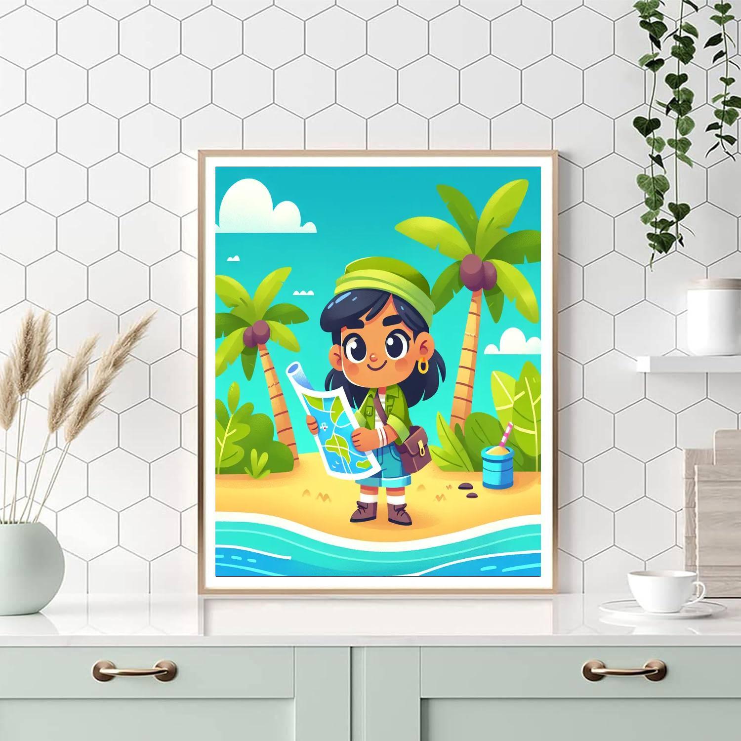 Explorer's Island Discovery Paint By Numbers Kits