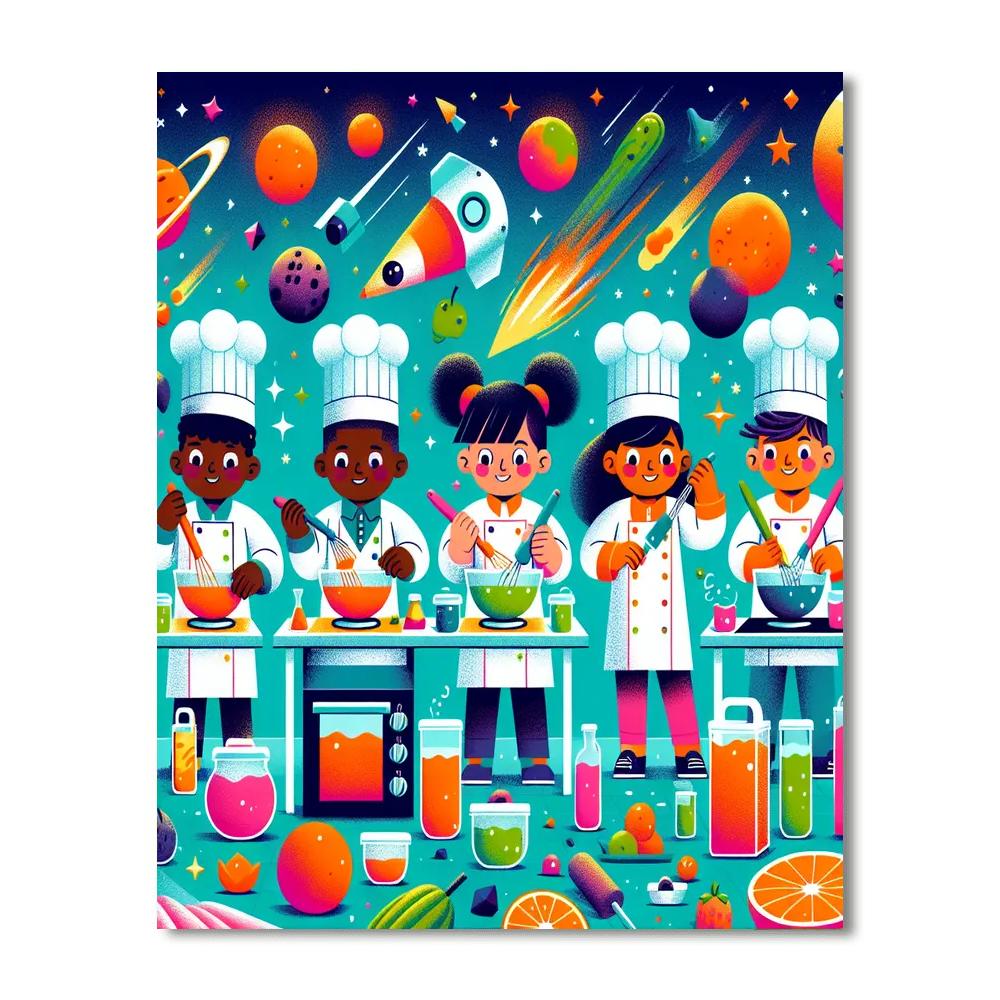 Cosmic Chef Academy Paint By Number