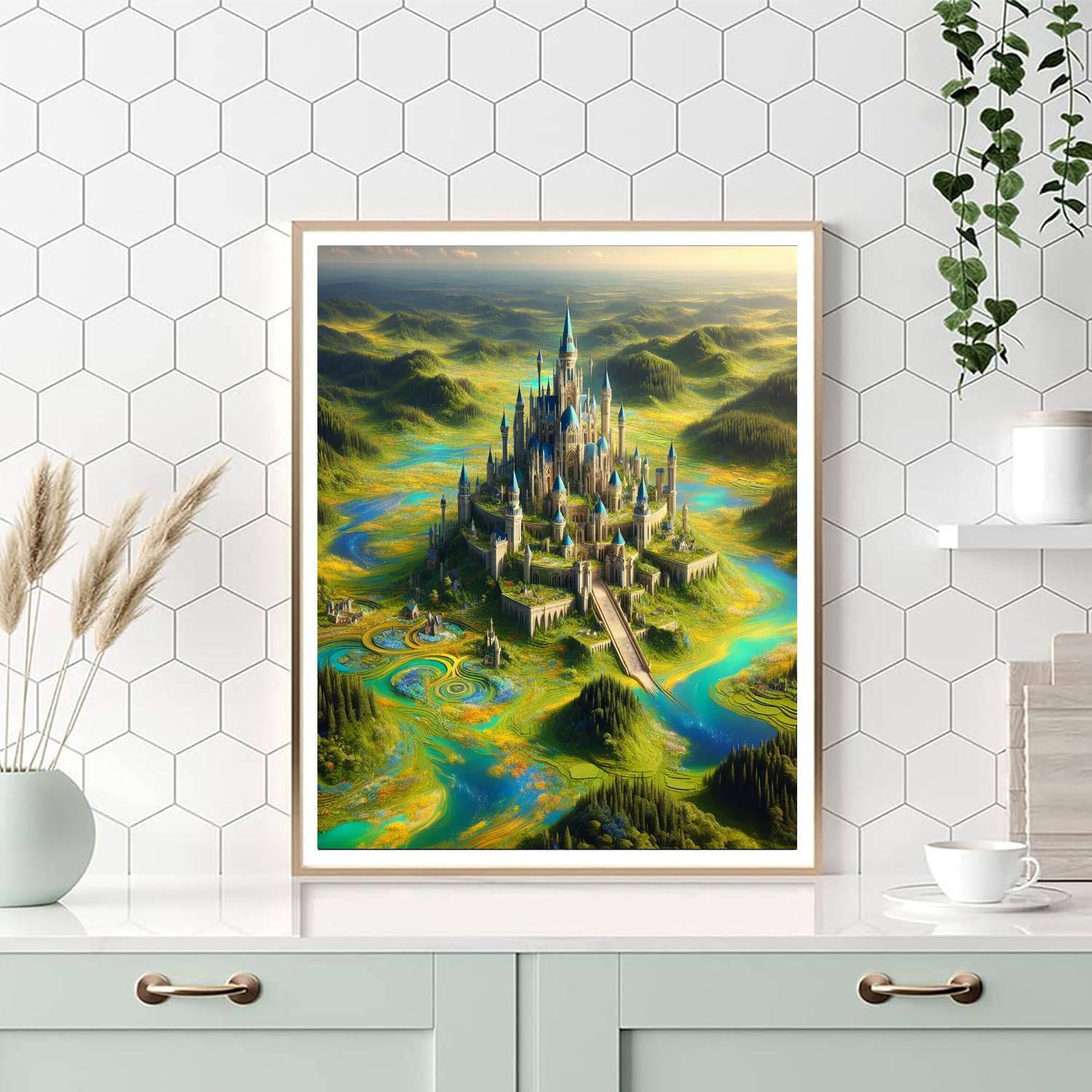 Majestic Castle Dreamscape Numbered Painting Kits