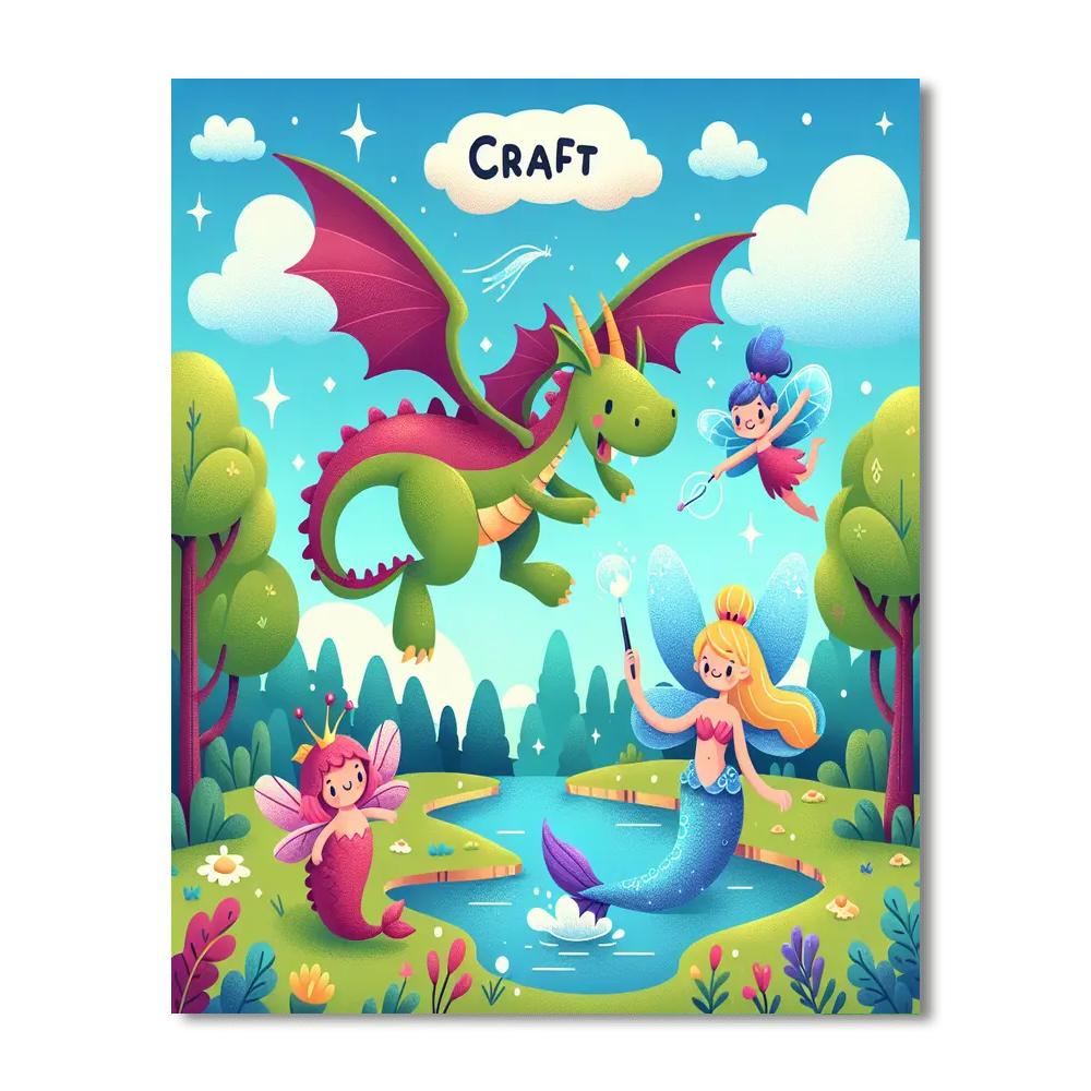 Myths And Magic DIY Paint By Numbers