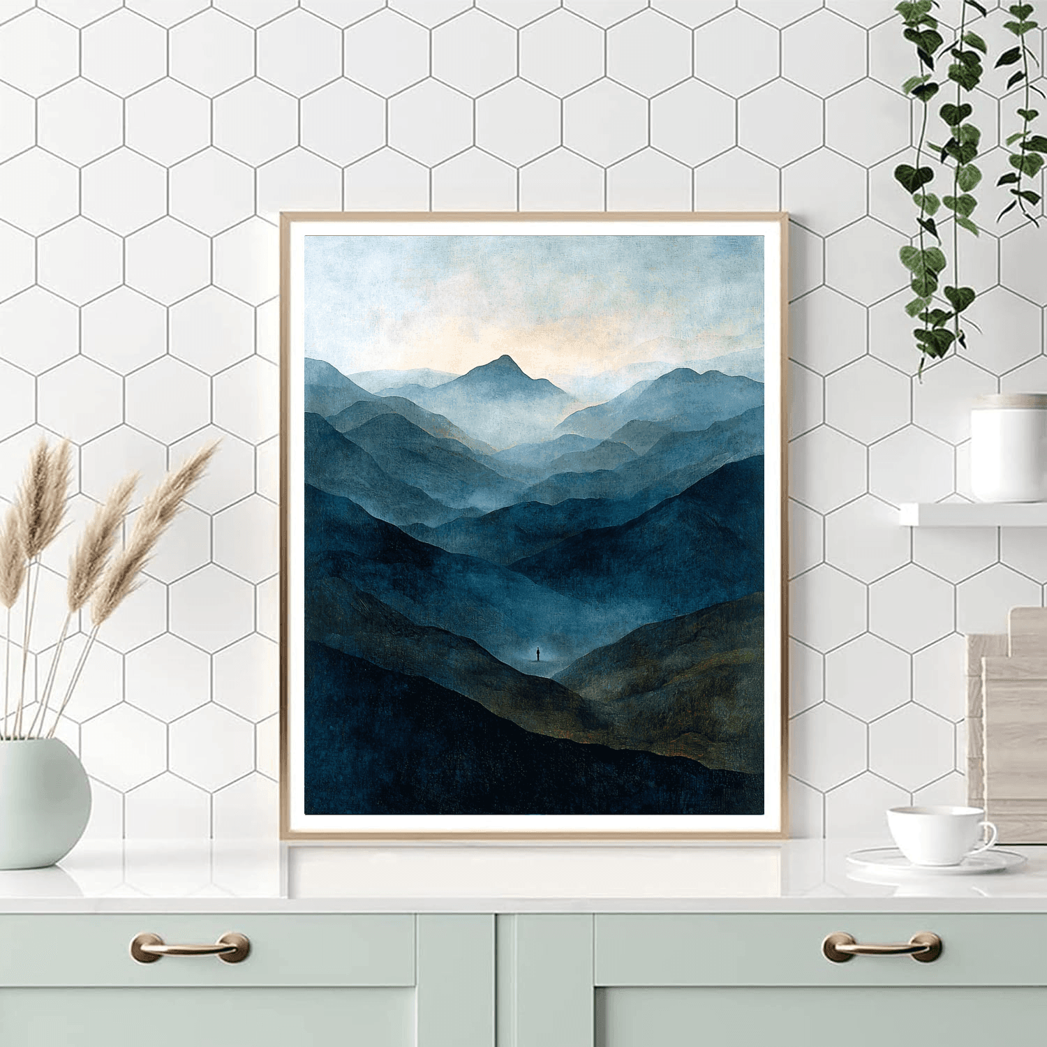 Caspar David Friedrich Inspired Shadows Of Time  Paint By Numbers Kits