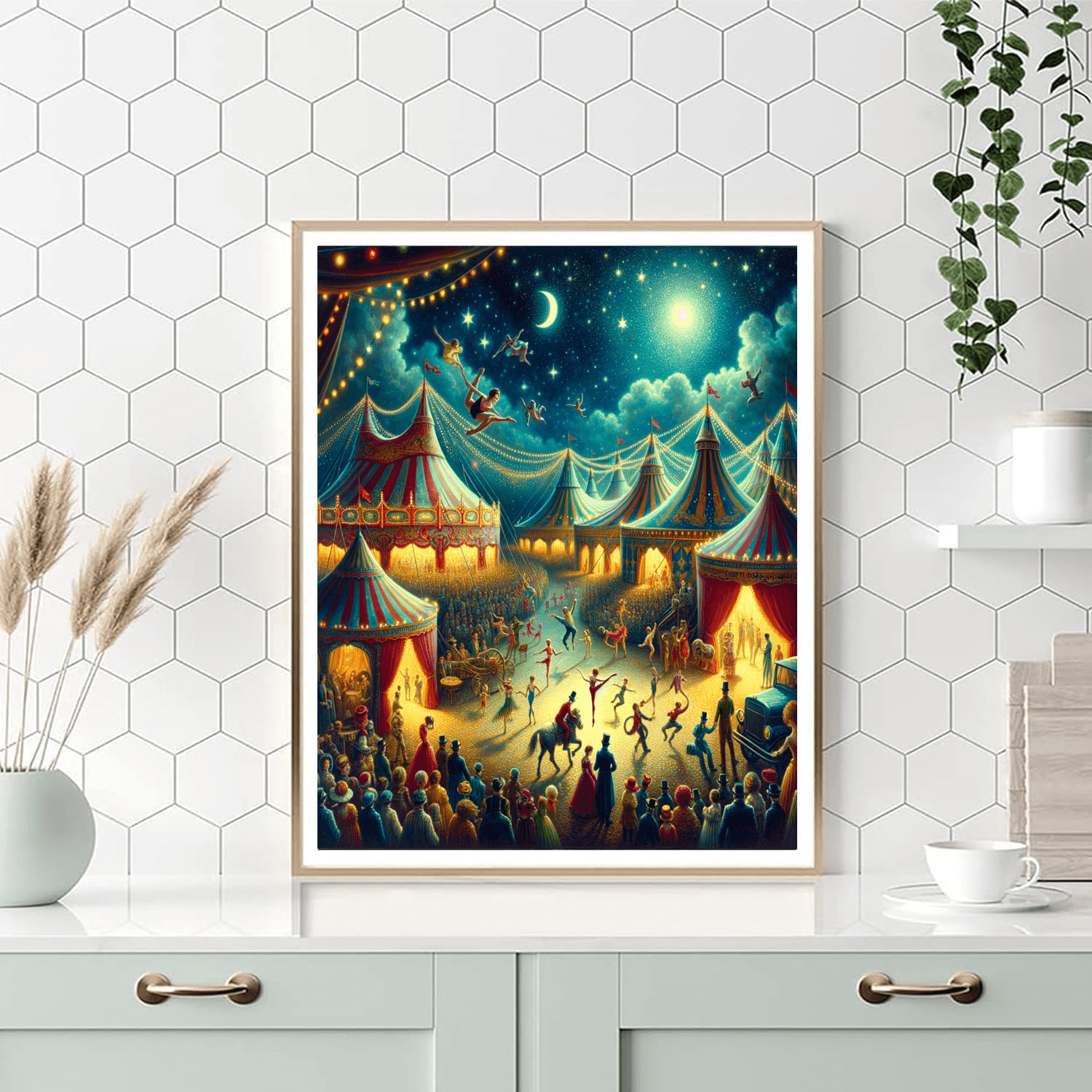 Midnight Circus Extravaganza Painting Number Kit