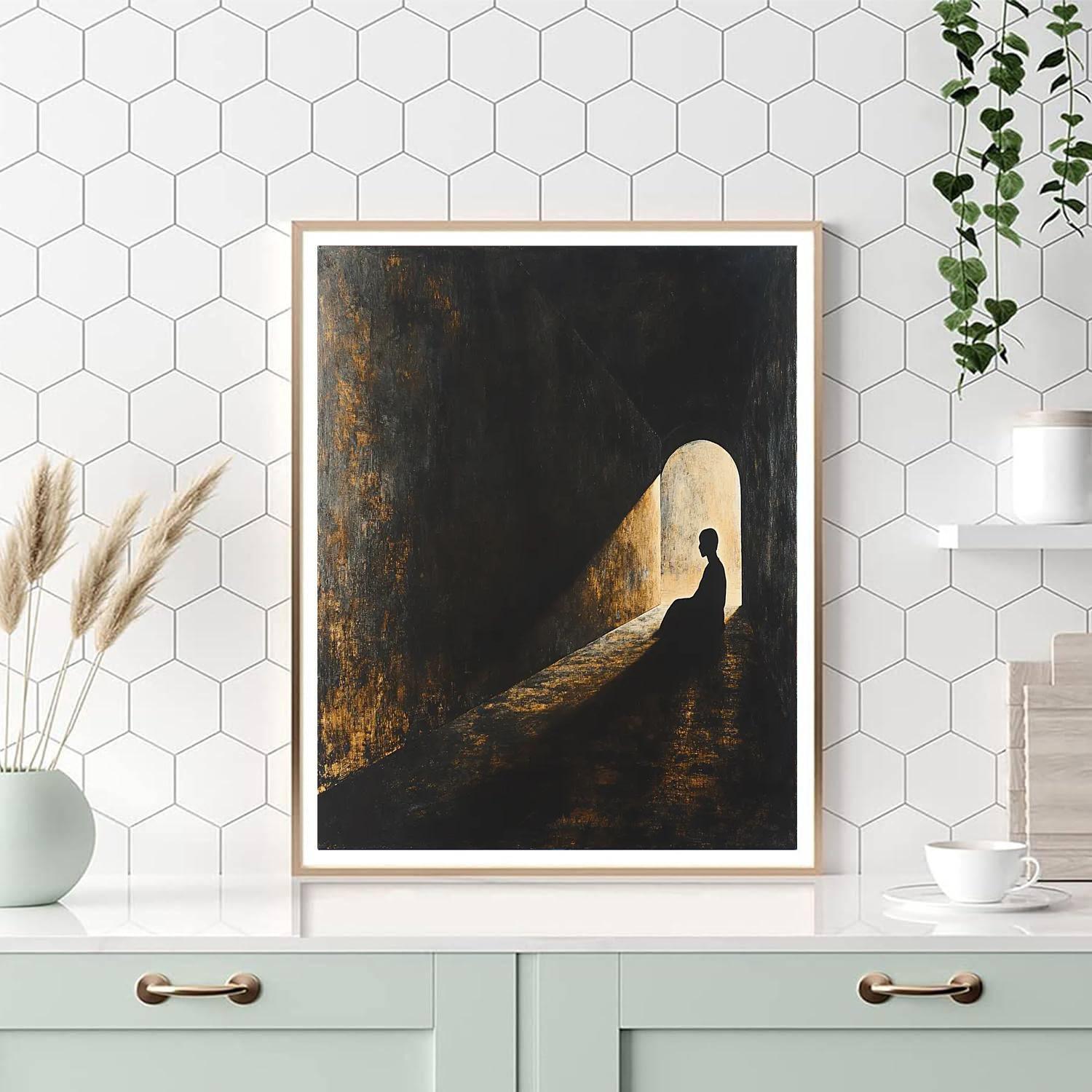 Caravaggio Inspired Eclipse Of Solitude  Numbered Painting Kits