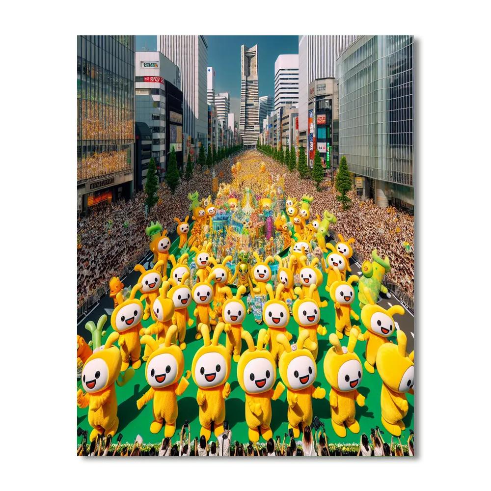 Pikachu Outbreak - Yokohama Paint By Numbers Kits