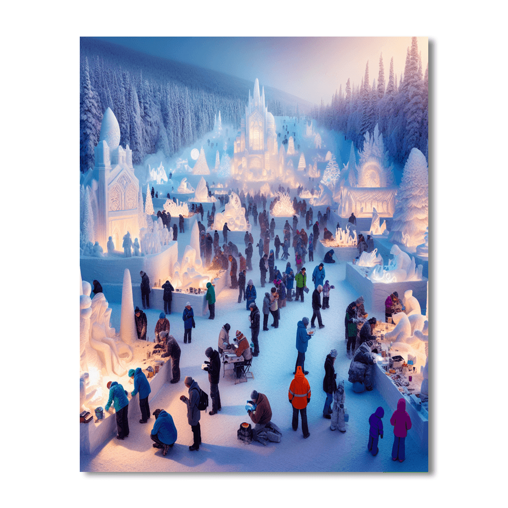 Snow Sculpture Festival - Canada Paint By Number