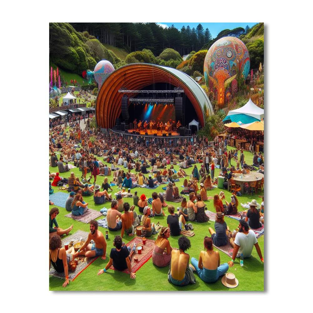 Womad Festival - New Zealand Paint By Numbers