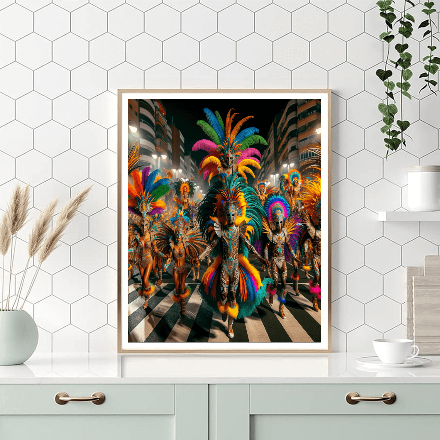 Carnival Of Santa Cruz De Tenerife - Canary Islands DIY Paint By Numbers