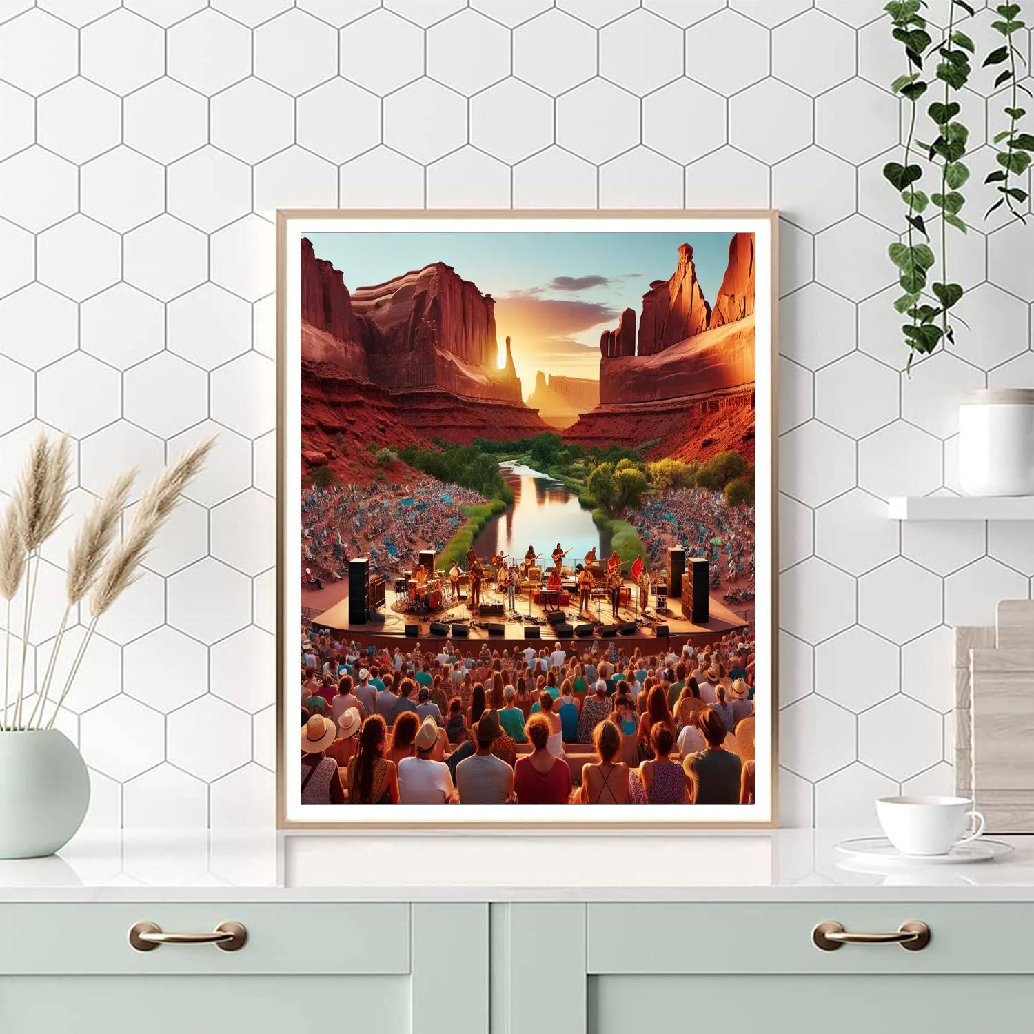 Moab Music Festival - Moab, Usa Number Painting