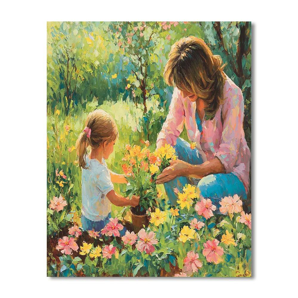 Cherished Garden Moments Paint By Numbers Kits