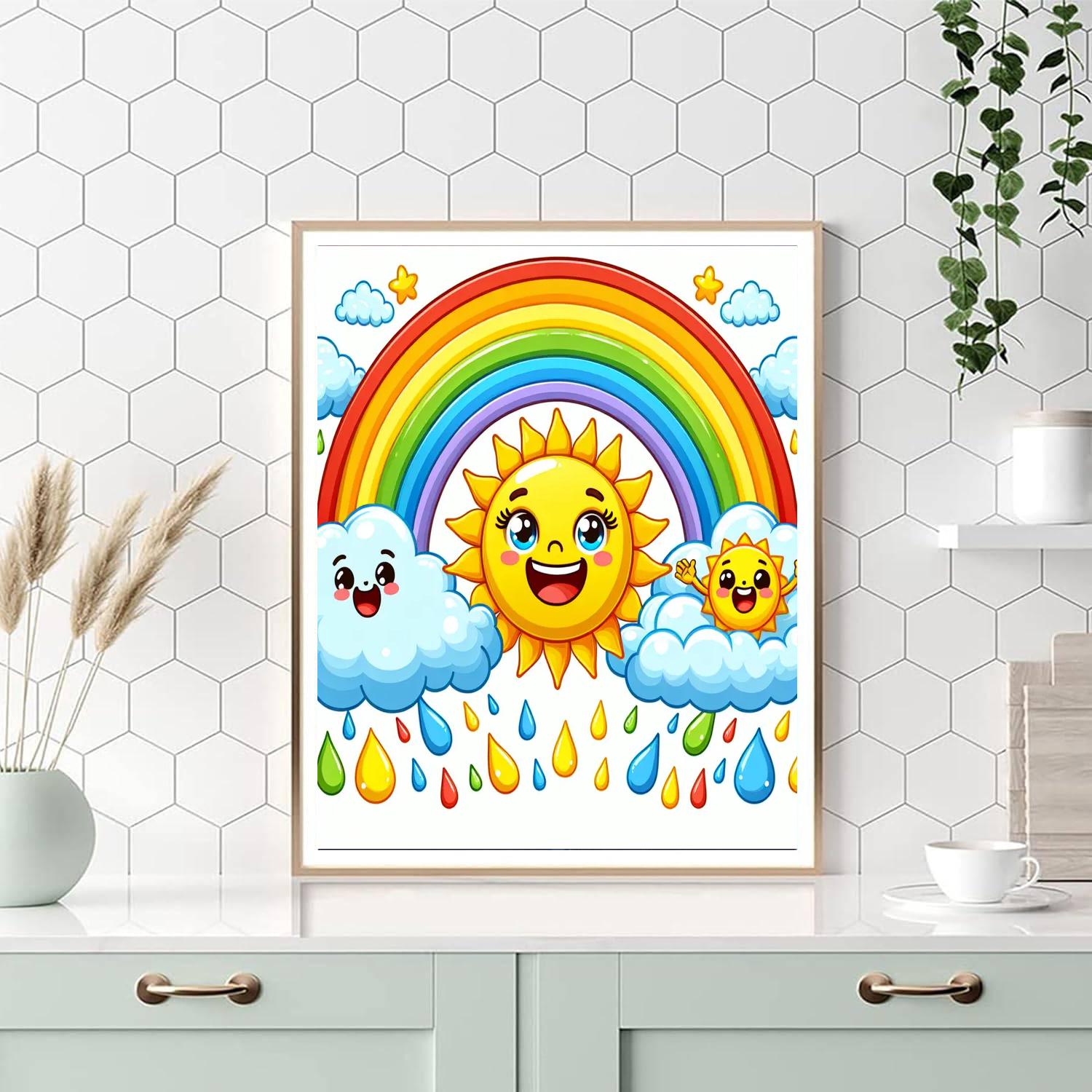 Magical Weather Wonders Painting Number Kit