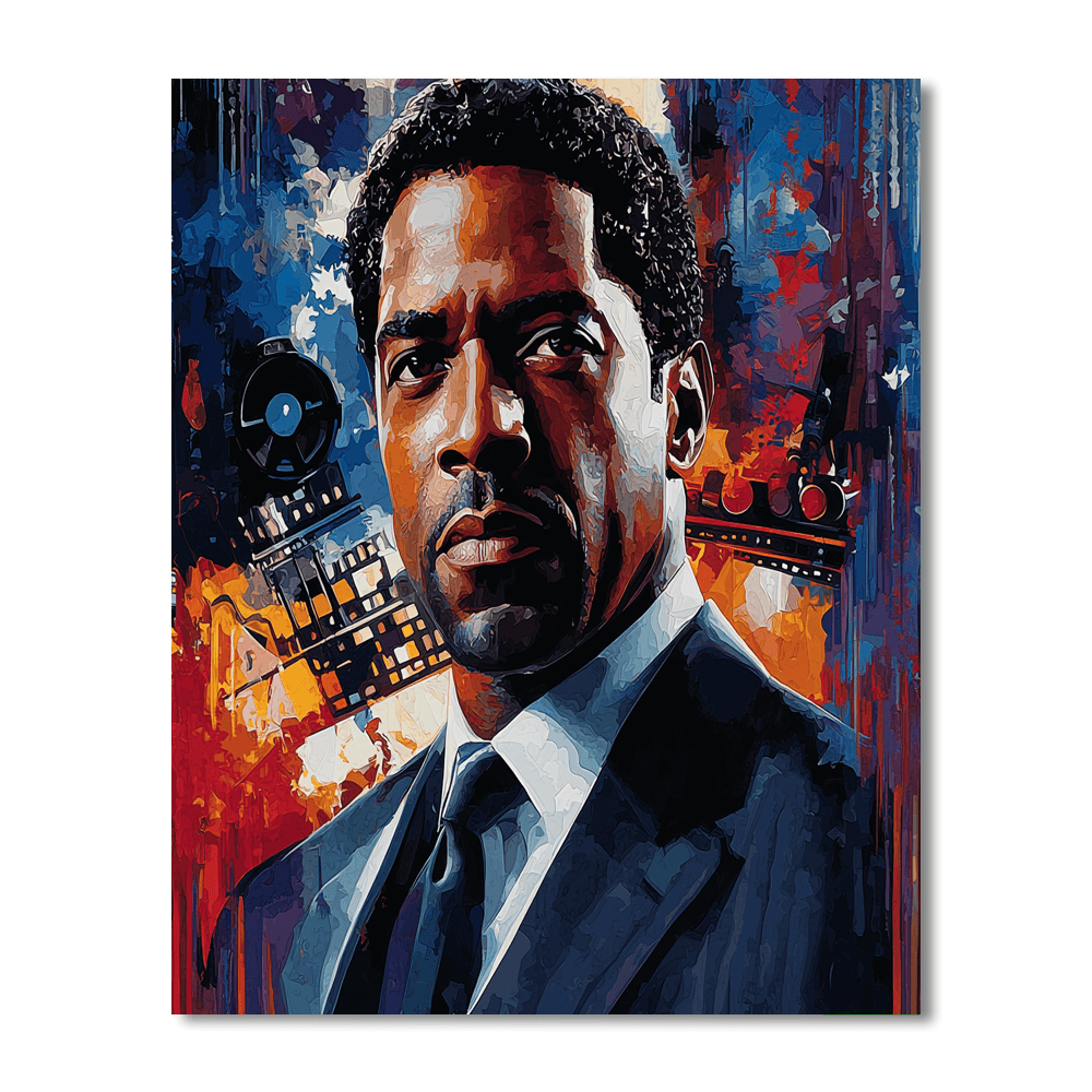 Denzel Washington: The Leading Man With Power And Grace Painting Number Kit