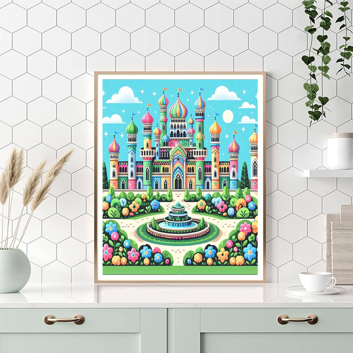 Princess Palace Extravaganza Paint By Numbers