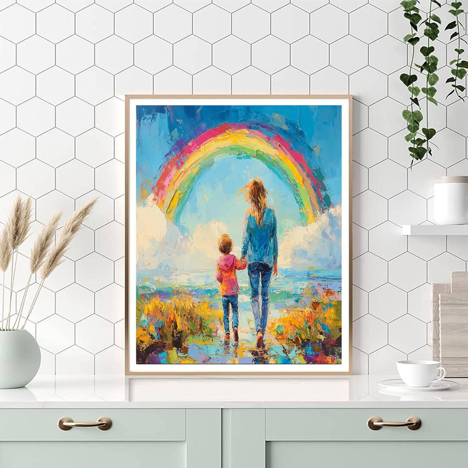Rainbow Daydreams DIY Paint By Numbers