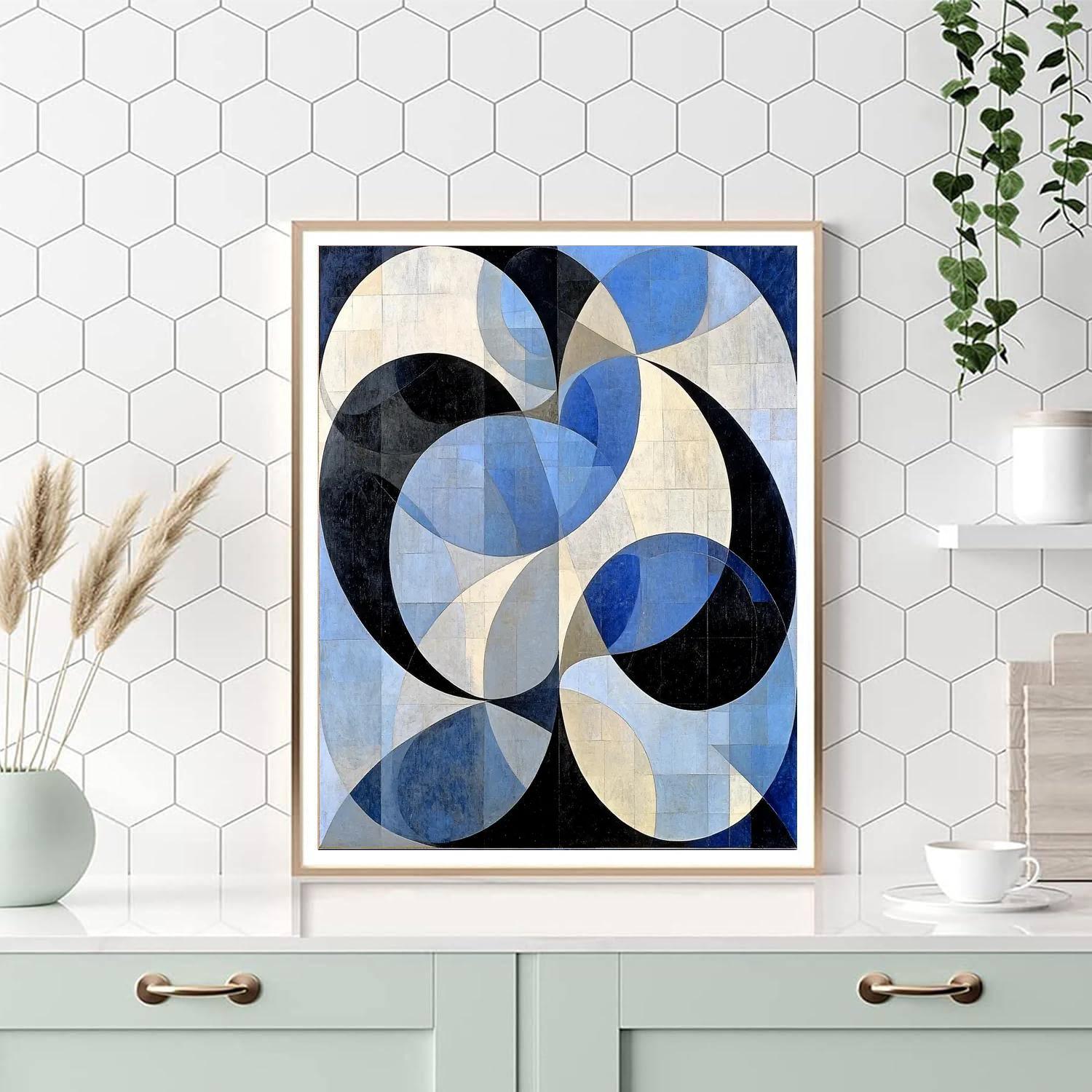 Kazimir Malevich Inspired Fluidity In Form  Paint By Numbers Kits