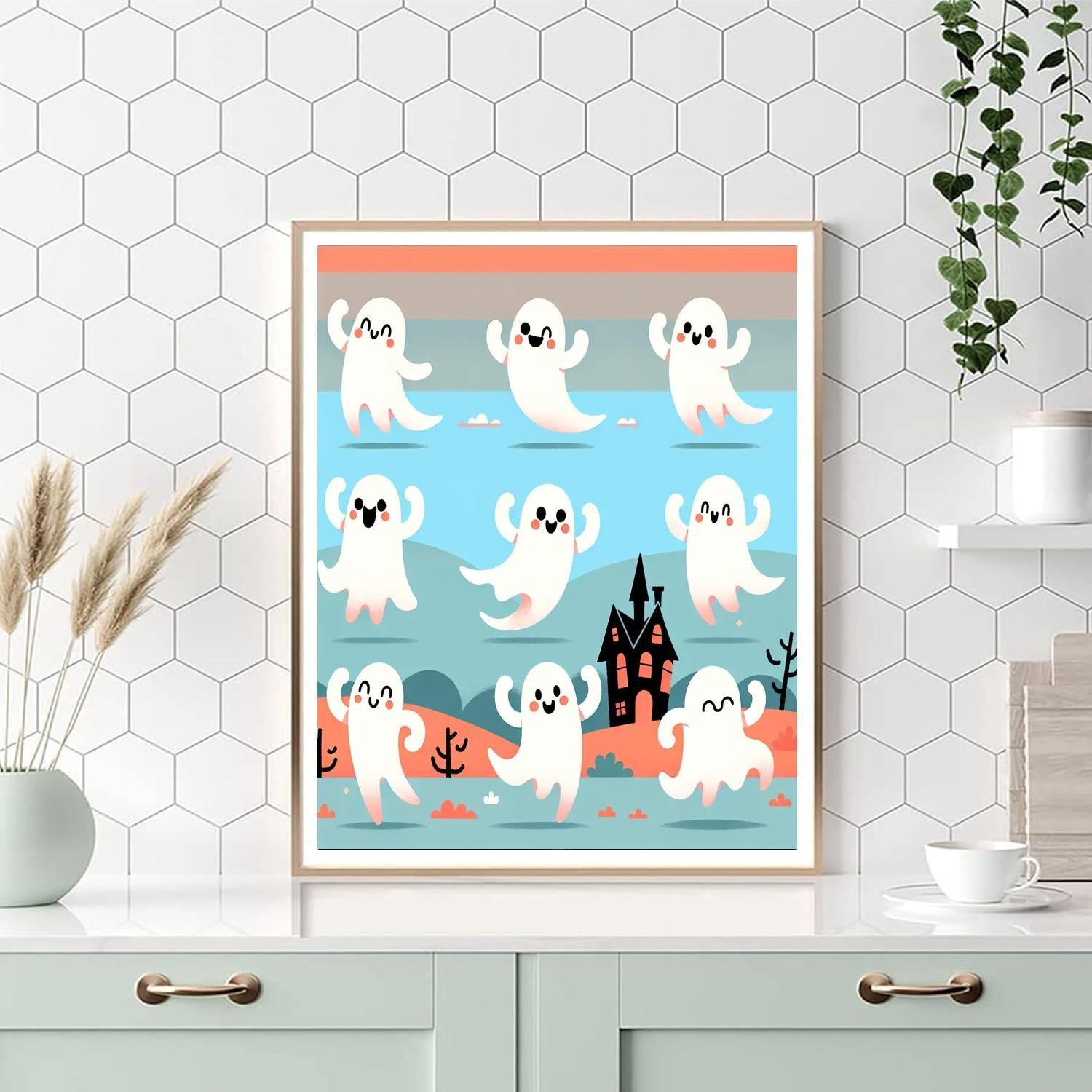 Giggling Ghost Gala Paint By Color