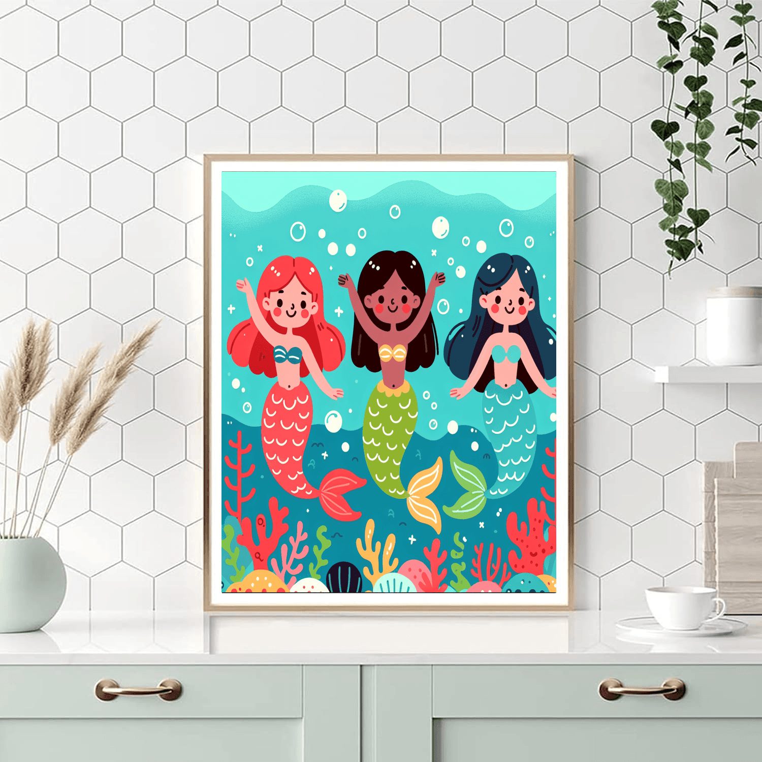 Marvelous Mermaid Moments DIY Paint By Numbers