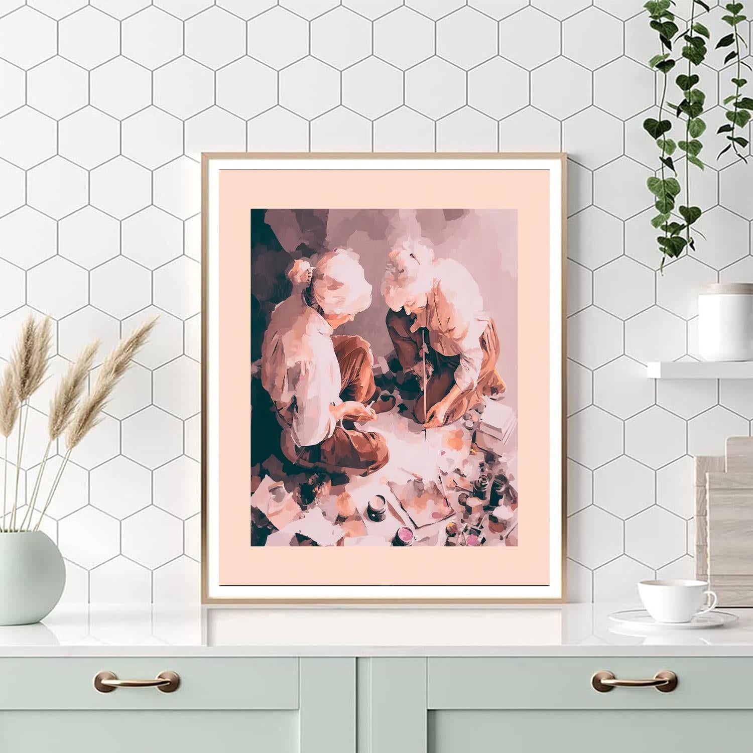 Embracing Memories DIY Paint By Numbers