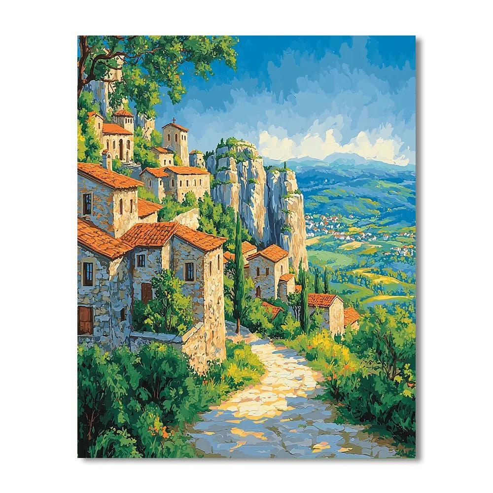Meteora's Monasteries - Greece Numbered Painting Kits