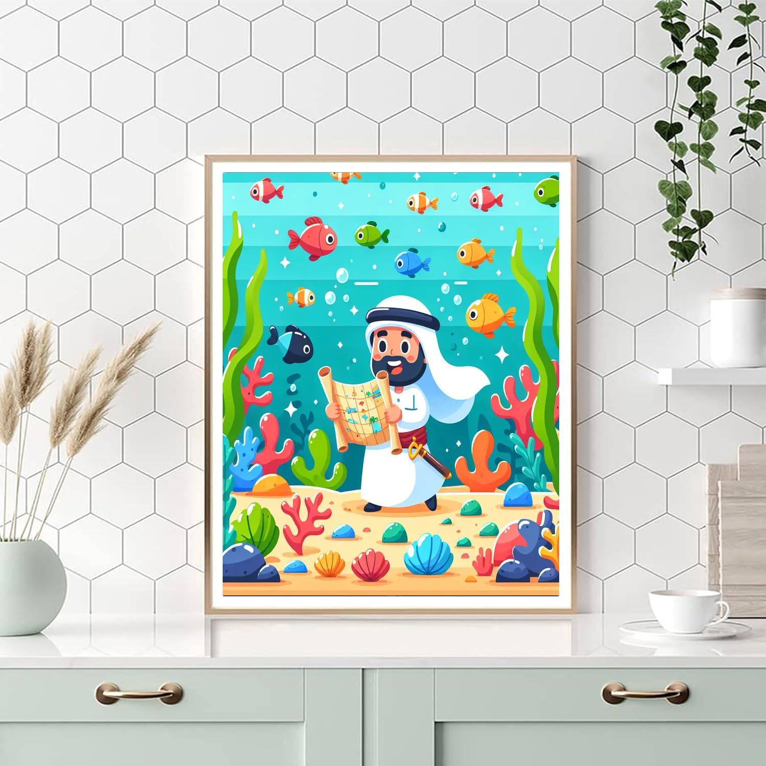 Oceanic Treasure Hunt Paint By Color