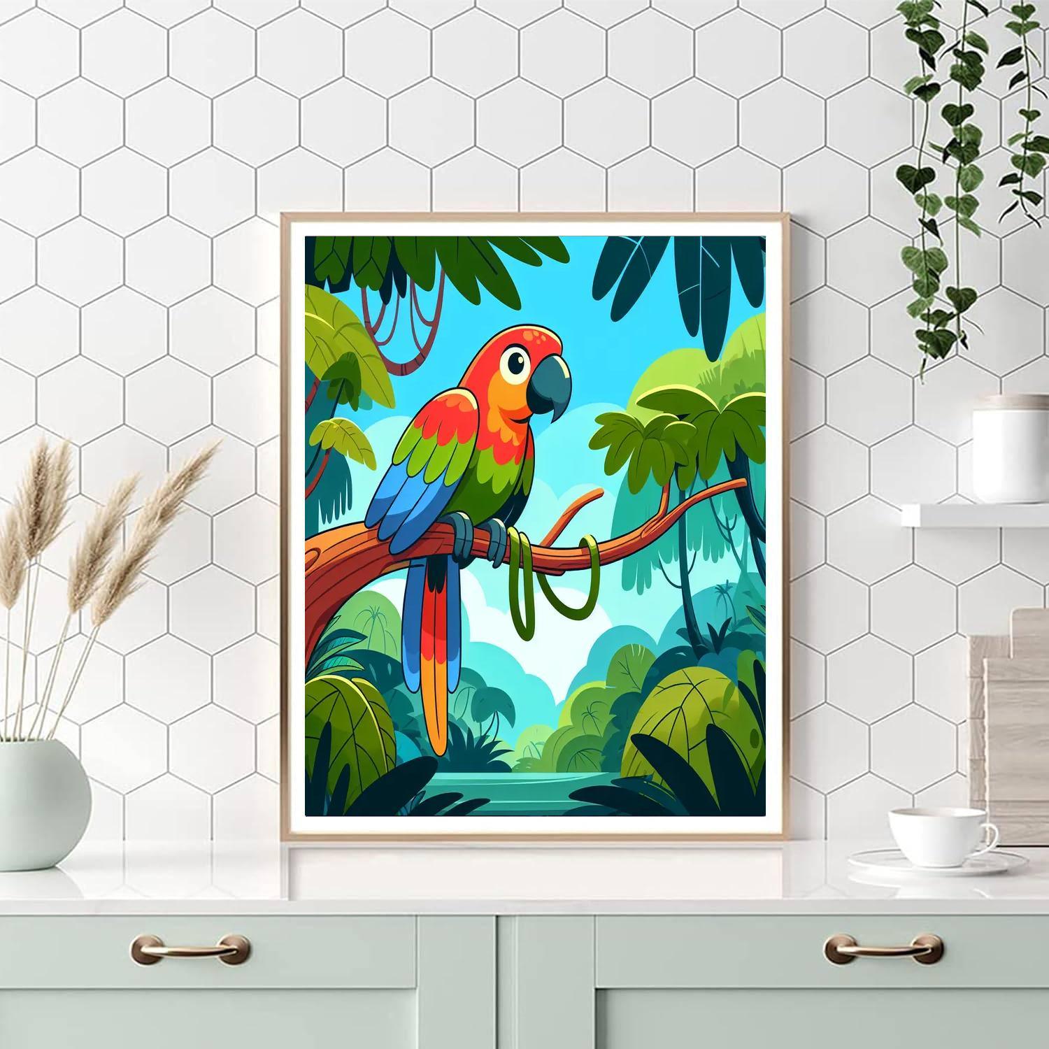 Hidden Jungle DIY Paint By Numbers