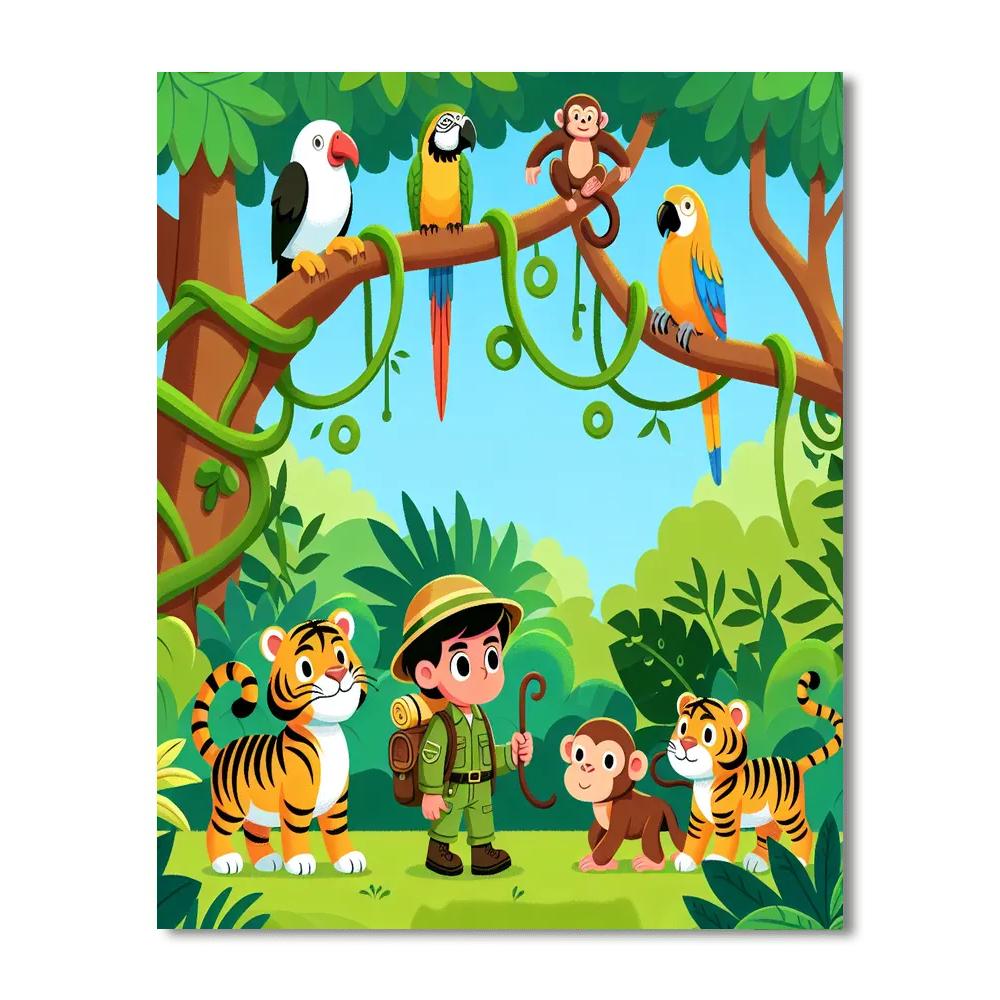 Jungle Quest Expedition Numbered Painting Kits