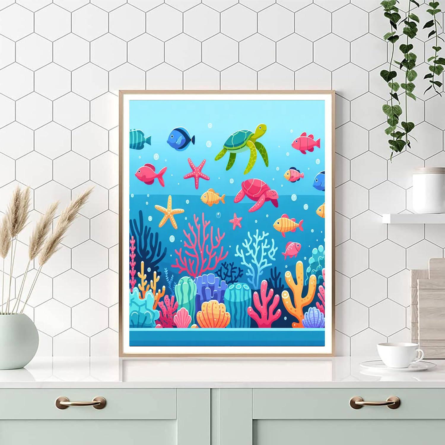 Aquatic World Discovery Paint By Color