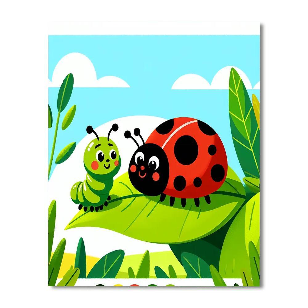 Creepy-crawly Safari DIY Paint By Numbers