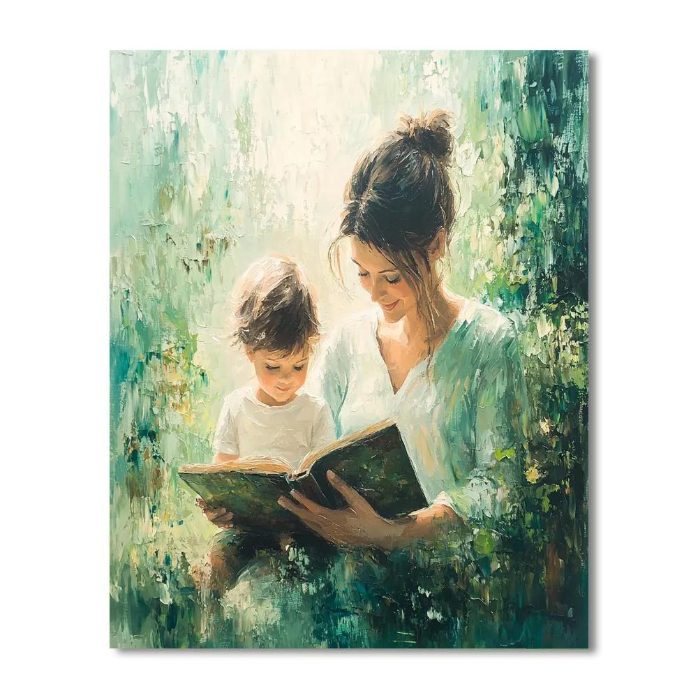 Mother And Child In Harmony DIY Paint By Numbers