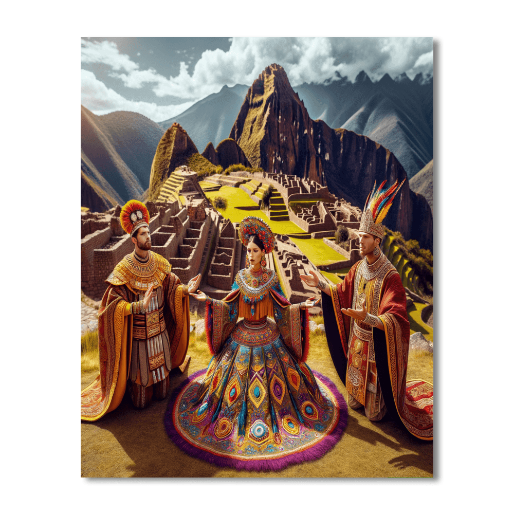 Inti Raymi Festival - Cusco Painting By Numbers Kit