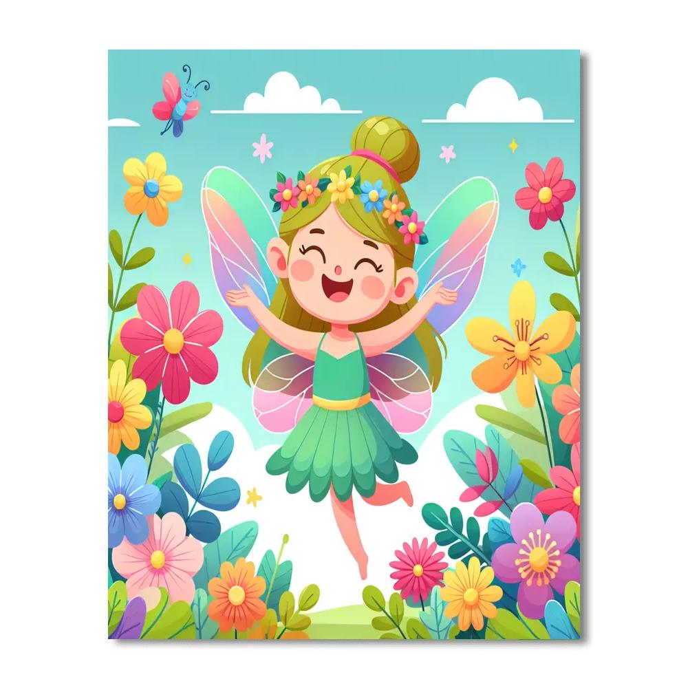 Garden Fairy Fantasy Paint By Numbers Kits