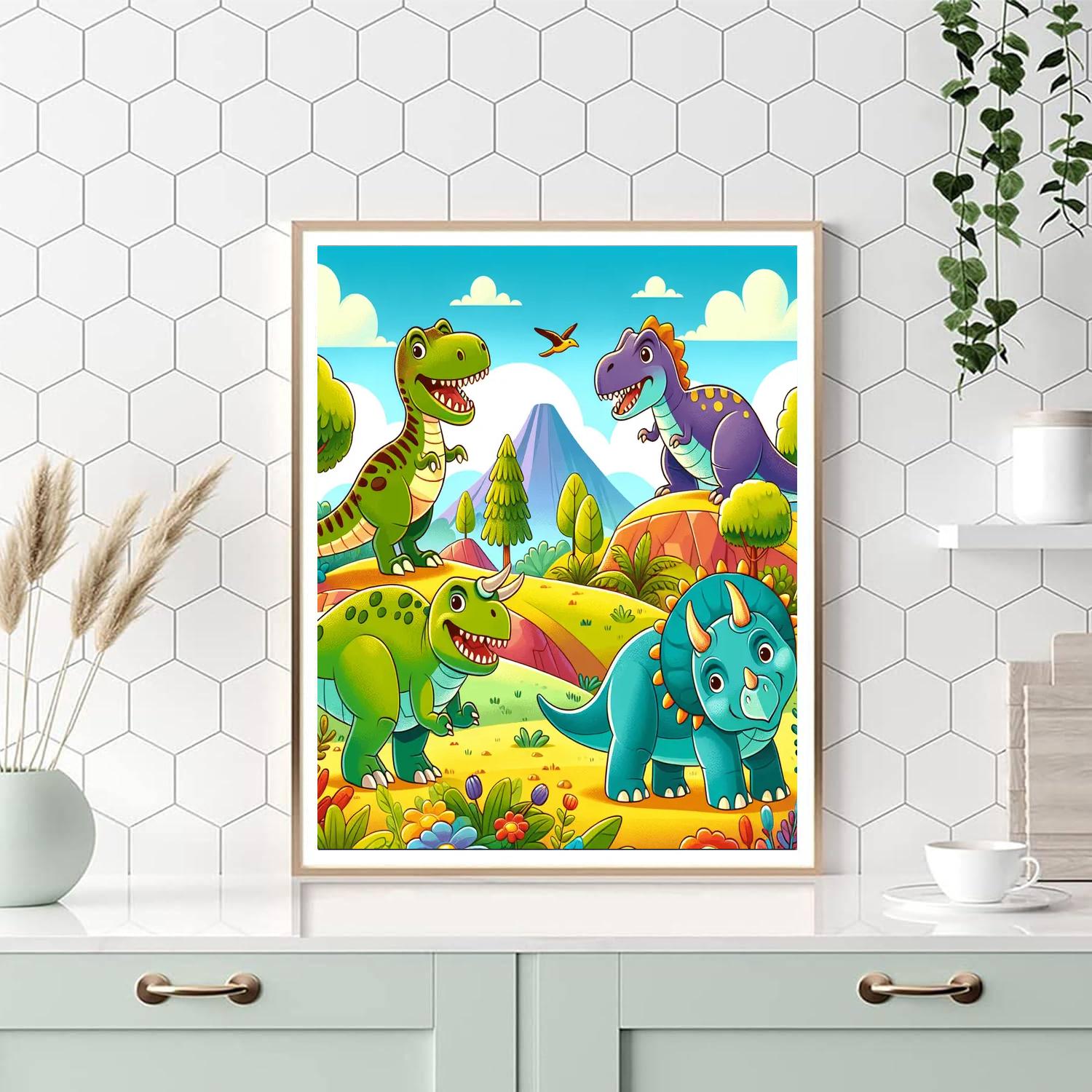 Dino Discovery Days Numbered Painting Kits