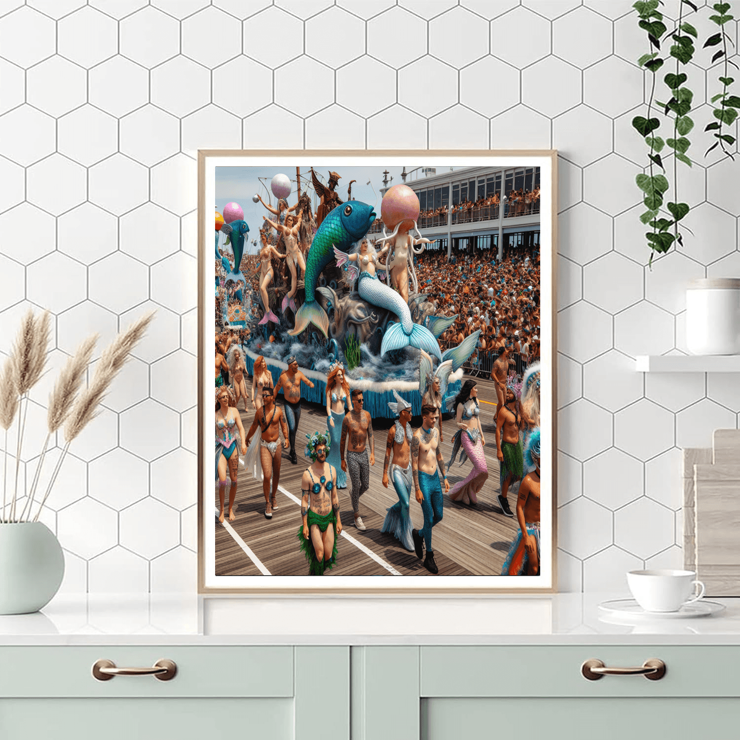 Mermaid Parade - Usa Paint By Numbers