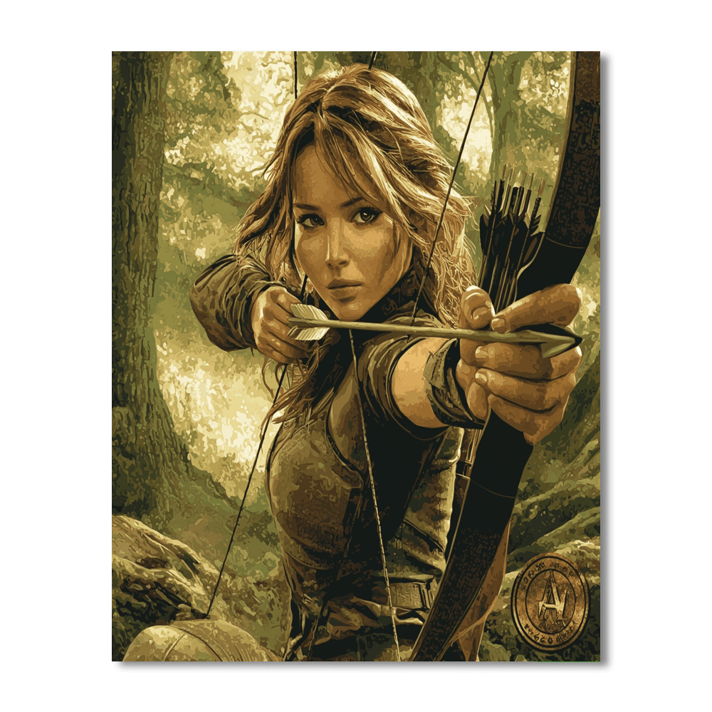 Jennifer Lawrence: A Star In The Hunger Games Of Hollywood Numbered Painting Kits