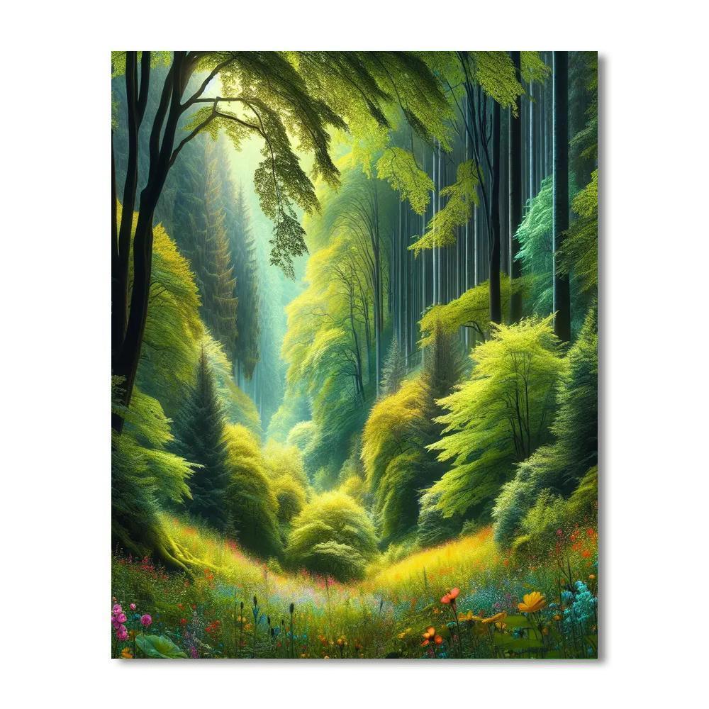 Enchanted Enchanted Valley Paint By Numbers Art