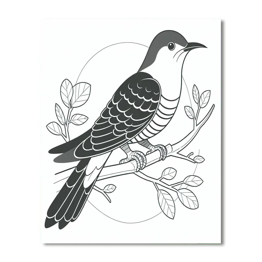 Clever Cuckoo Paint By Numbers Art