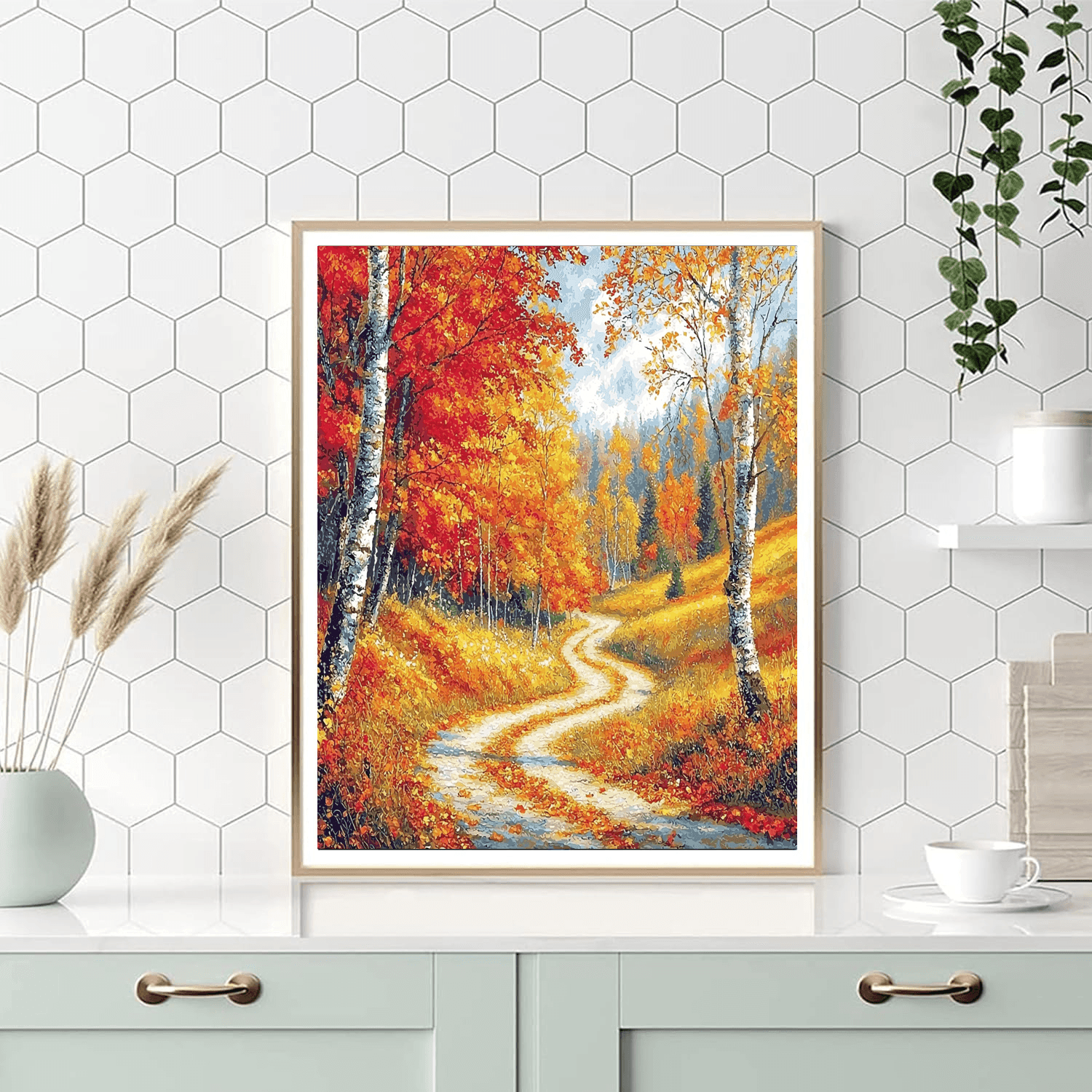 Claude Monet Inspired Timeless Autumn  Paint By Numbers