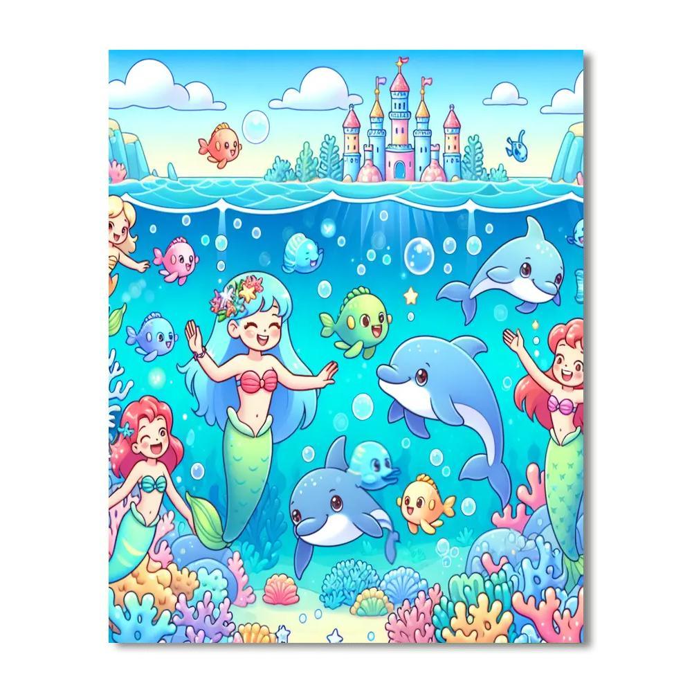 Enchanted Ocean Painting Number Kit