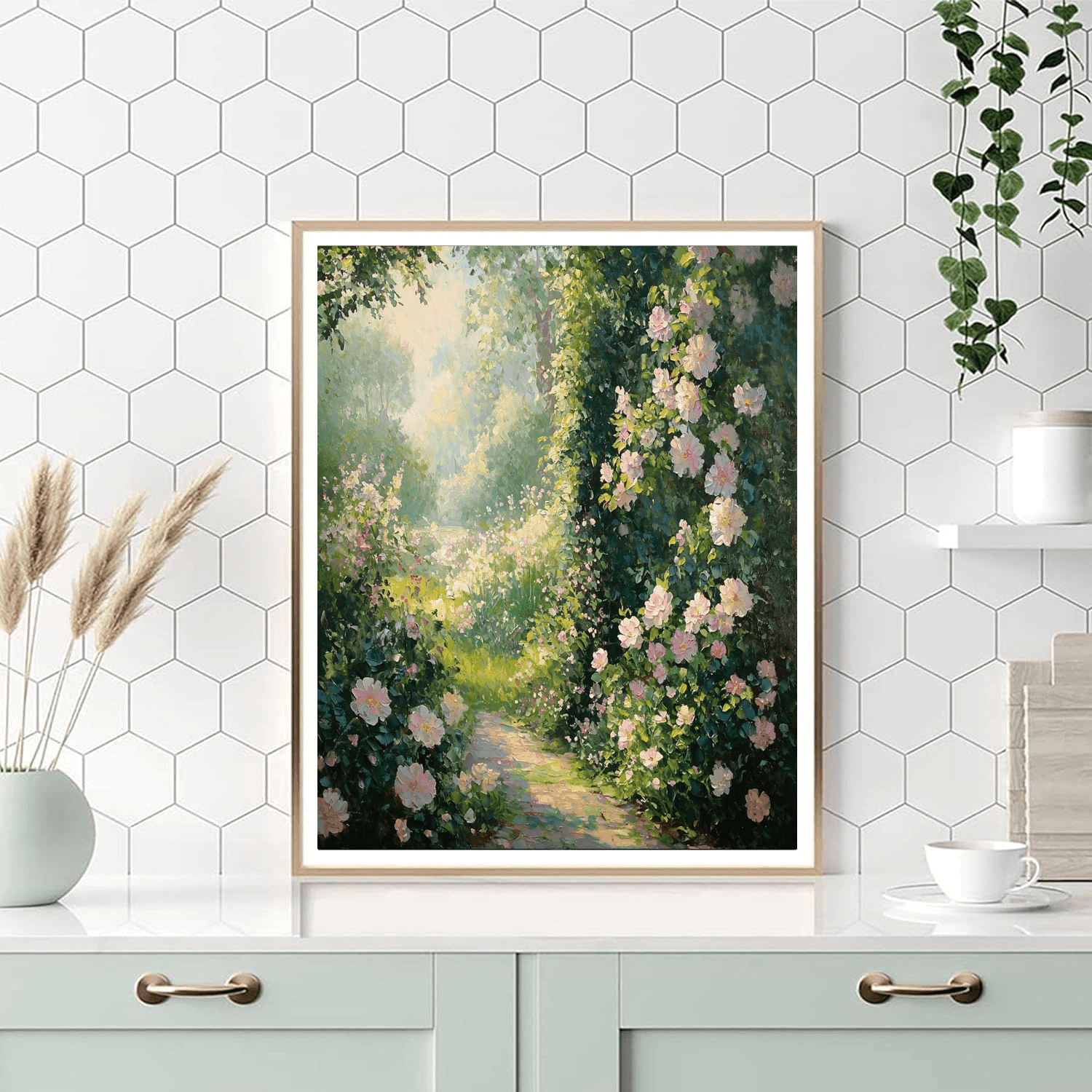 Monet Inspired Mystical Garden Serenity  Painting By Numbers Kit